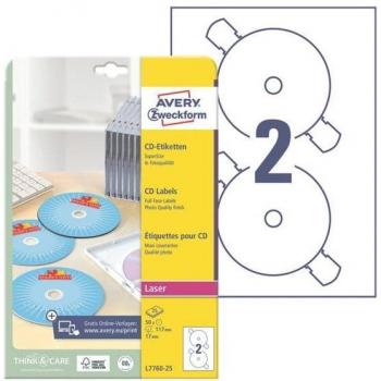 Etiqueta de impresora Blanco Avery L7760-25