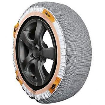 Cadenas de nieve textiles XL 450450 - Cadenas de nieve, tamaño XL, características: fabricadas en material textil, diseño para facilitar la tracción en superficies nevadas y heladas, fácil instalación y desmontaje, compatible con neum