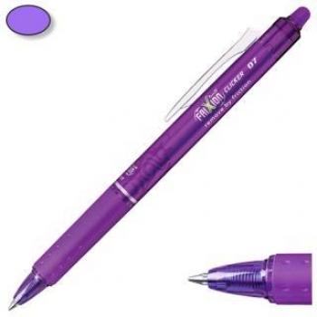 Bolígrafo borrable Pilot Frixion Clicker morado