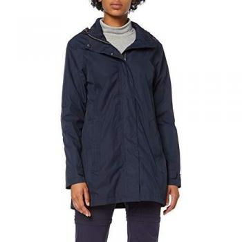 CMP Women's Waterproof Rain Jacket with Snap Buttons and Hood
