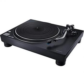 Plato de Vinilo Technics SL-100C - Negro - Con Entrenamiento Directo - 33/45/78 RPM - Salida Phono (RCA)