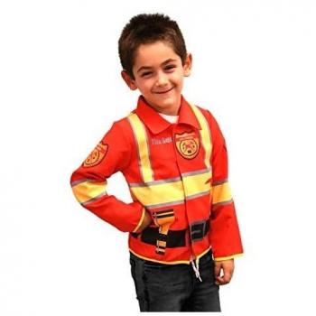 Disfraz Infantil Bombero con Accesorios de Herramientas Realistas