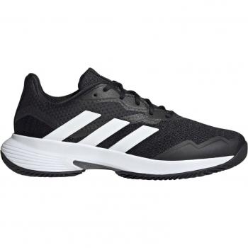 Zapatillas de tenis para hombre adidas CourtJam Control en color negro y blanco