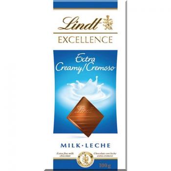 Chocolate Lindt Excellence Leche Extra Cremoso 100g