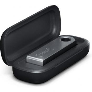 Funda de Protección Compacta para Crypto Wallet Ledger Nano S Plus Negra