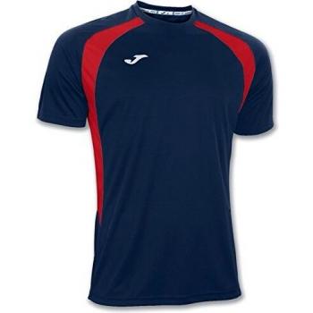 Joma 100014.306 - Camiseta de equipación de Manga Corta para Hombre, Color Azul Marino/Rojo, Talla 4XS-3XS