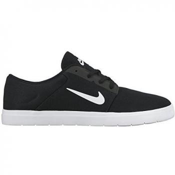 Nike SB Portmore Ultralight, Zapatillas de Skateboarding Para Hombre, Negro / Blanco / Gris