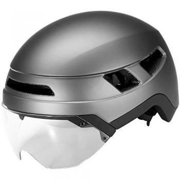 Casco Urbano Lazer Urbanize NTA E-Bike con LED, Titanio Mate, Talla M (55-59 cm)