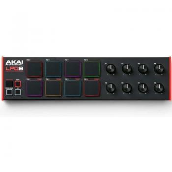 Akai LPD8 - Controlador MIDI con 8 drum pads y perillas asignables
