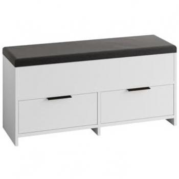 Mueble de almacenamiento para zapatos Cove, 106 cm, paneles de partículas, estilo contemporáneo, dimensiones 106 x 34 x 51,5 cm