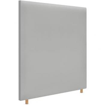 Cabecero Tapizado Aqualine de Polipiel Liso Hasta el Suelo 110x120cm para Cama de 105 (Gris Claro)