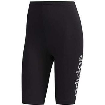 adidas W WMN Shorts Pantalón Corto, Mujer, Negro/Blanco, L