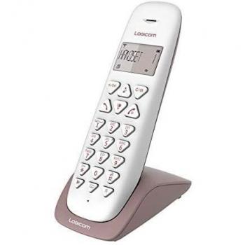 Teléfono Fijo Inalámbrico Logicom VEGA 150 - DECT, Manos Libres, Color Taupe