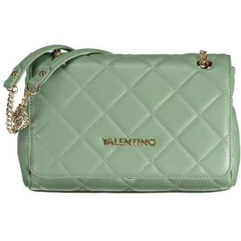 Valentino by Mario Valentino Green Polyethylene Handbag, Shoulder Bags, female, Size: ONE SIZE, Green Shoulder Bag with Chain Strap