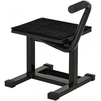 Soporte Universal de Motocicleta Ajustable con Gato Hidráulico para Motos Todo Terreno - Carga 150 kg, Béquille d'Atelier Negra