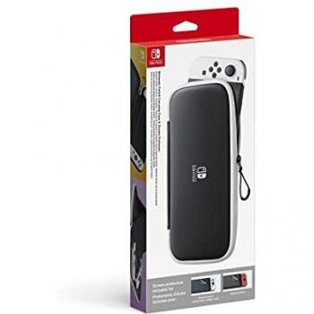 Funda Nintendo Switch OLED + 2 protectores de pantalla