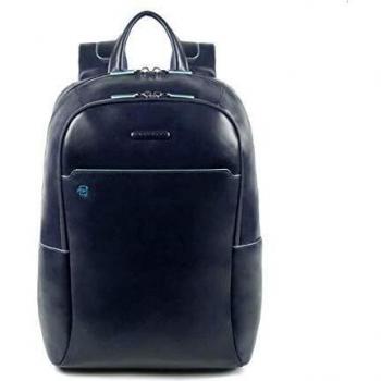 Piquadro Blue Laptop and iPad Backpack, Unisex, Size: ONE SIZE