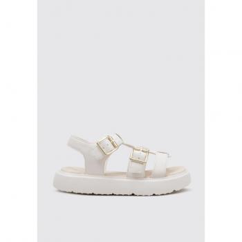 Geox J Sandal Kodette Gir Sandalia Plana Niña Blanco 39