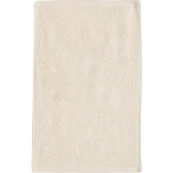 Toalla de rizo suave modelo Iris en color crema de tamaño 30x50 cm