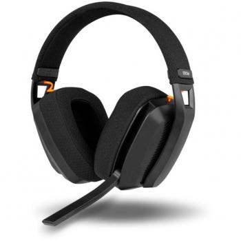 Auriculares Gaming Inalámbricos Krom Kanji con Micrófono, Bluetooth, USB 2.0, compatibles con PC, Mac, Nintendo Switch, PS4, PS5 y Android, color Negros