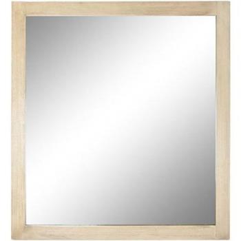 Espejo de pared acacia natural 92x2x100 cm