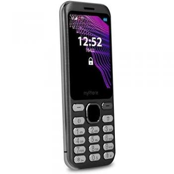 MP myPhone Maestro+ teléfono con Botones Grandes, Pantalla de 2.8, 2MP cámara, batería de 1200mAh, Una Linterna, 3g Dual SIM, Bluetooth - Negro