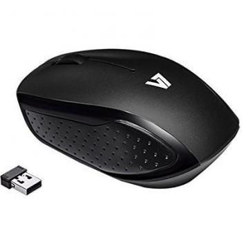 V7 MV3050-USB-BLK-8EB - Ratón óptico inalámbrico, 1600 DPI