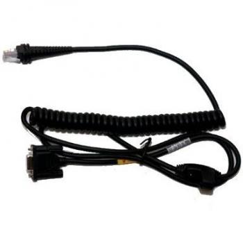 Honeywell RS232 5V Signals BLK DB9 Male CABL3M Coiled External Power