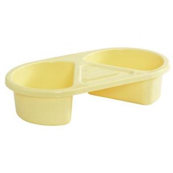 Bebe-Jou 415515 Top 'n Tail Pan Bath, Amarillo