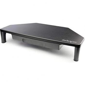 StarTech.com Monitor Riser Stand for Corner Workstation - for up to 32 Monitors - Height Adjustable - Corner Monitor Stand
