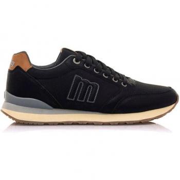 Mustang Zapatillas Deportivas Running Portland para Hombre Color Negro con Cierre de Cordones y Puntera Redonda