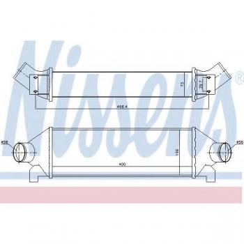 Intercooler Turbo Nissens 96732 de alto rendimiento