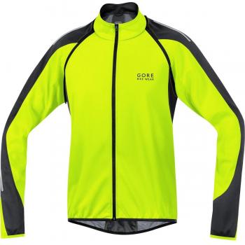 Gore Bike Wear Phantom 2.0 Windstopper Soft Shell - Chaqueta para hombre, color amarillo neón / negro, talla M