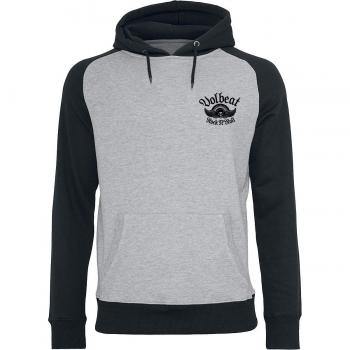 Volbeat Rock'n'Skull Sudadera con Capucha Gris/Negro S