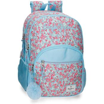 Mochila Pepe Jeans Aide Doble Cremallera Adaptable 44C.2C. para niños, con dos compartimentos y bolsillo para tablet