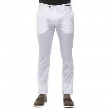 PT Torino White Cotton Jeans & Pant - IT54 | XXL
