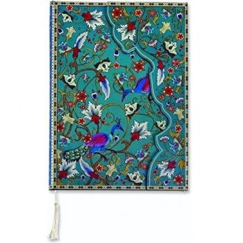 Cuaderno Persia 1: notitieboek met reliëf - pauw