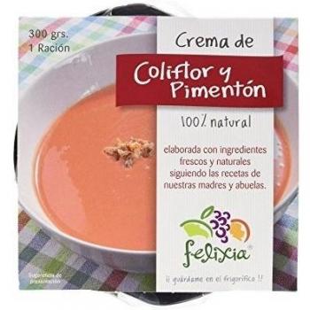 Felixia Crema de Coliflor y Pimentón - 300 gr