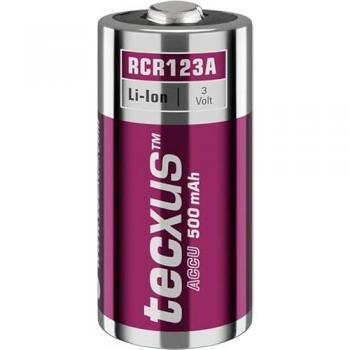 Batería Recargable RCR123A - 500 mAh, 3.2V, Ion de Litio, 1 Unidad en Cartón