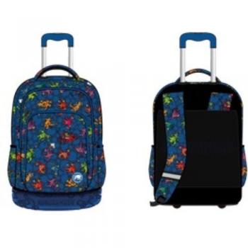 Mochila escolar con ruedas Trolley Magnus Sportdragón Kukuxumusu by Coolpack