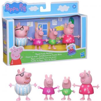Peppa Pig Family Bedtime Figure Set - 4-Pack