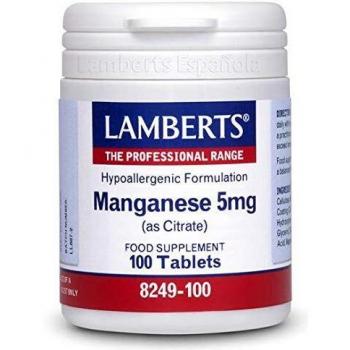 Lamberts Manganeso Citrato de 5 mg, 300 g
