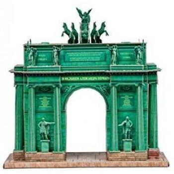 Keranova keranova358 Escala 1: 180, 18,5 x 9 x 17,5 cm 3D Puzzle Clever Papel Arco de Triunfo de Narva/ST. Petersburg/Rusia