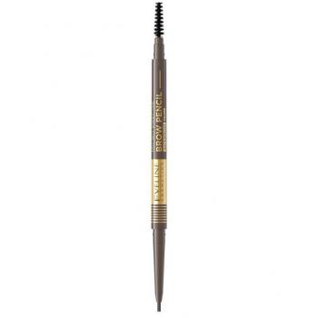 Eveline Micro Precise Brow Pencil Lápiz para Cejas 2 en 1 Resistente al Agua Tono 01 Taupe 4 g