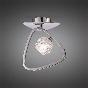 Lámpara de techo Lux 1 bombilla G9, cromo pulido