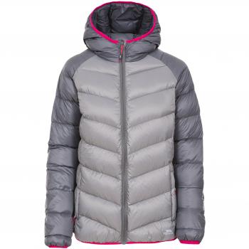 Trespass Chaqueta de plumón Kirstin, Mujer, Color Gris, tamaño Medium