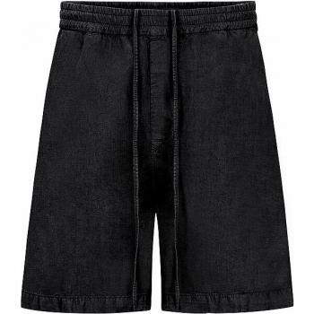DRYKORN Men's Casual Basketball Style Shorts with Pockets - Black, Size XL