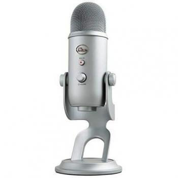 Blue Microphones Logitech Yeti USB Microphone for Recording and Streaming on PC and Mac, Game Streaming, Skype Calls, Youtube Streaming, Plug and Play, Cool Grey