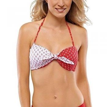 Schiesser 146648 - Parte de arriba de bikini para mujer, color rot 500, talla Talla alemana: 75C