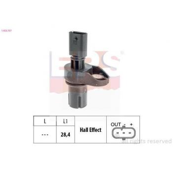 Sensor de posición del cigüeñal EPS 1.953.757, Sensor de posición del árbol de levas FACET 9.0757, Eps 1.953.757 - Sensor de posición árbol de levas